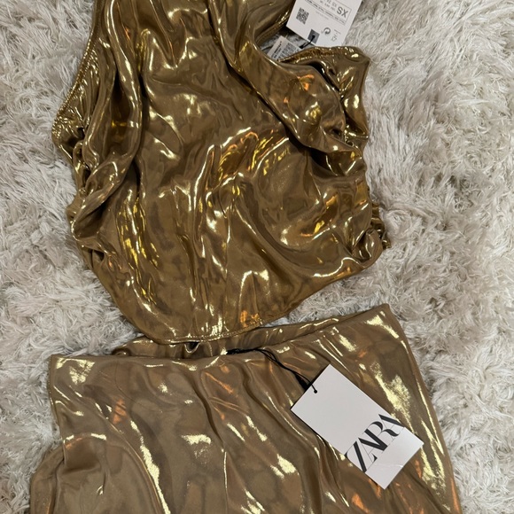 NTW Gold Zara Two piece set -Skirt and shirt - Picture 8 of 8